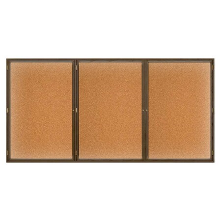 United Visual Products Open Faced Easy Tack Board, 96"x48", Black Fabric/White UV9011AEZ-BLACK-WHITE
